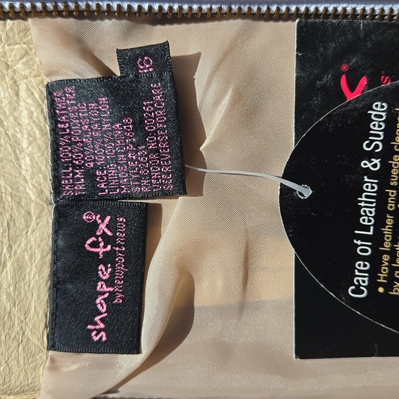 Vintage 90's Shape FX Leather Corset Bustier Sixe 16 NWT - Picture 6 of 9